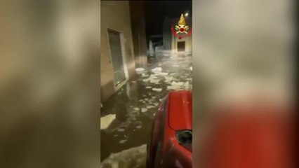 Pioggia e grandine nella Bassa, record a Comezzano