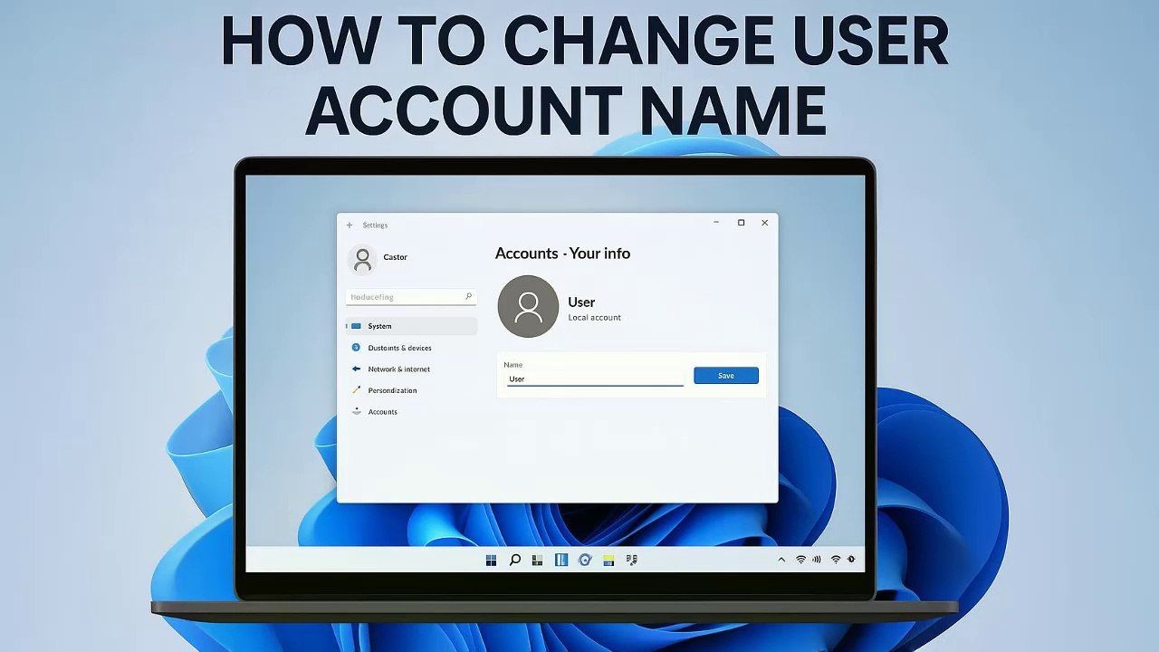 Change User Account Name in Windows 11 & 10 Quickly (Local & Microsoft Account)