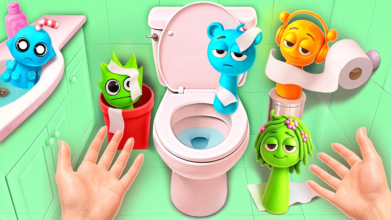 UPGRADE Sprunki’s Toilet IRL!🚽💥Cardboard Builds VS Crazy Gadgets & DIY Hacks!