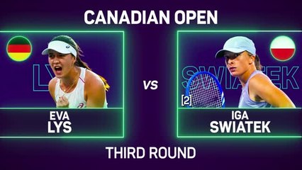 Swiatek powers past Lys in Montreal