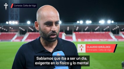 Giráldez analiza la cuarta derrota consecutiva del Celta en pretemporada