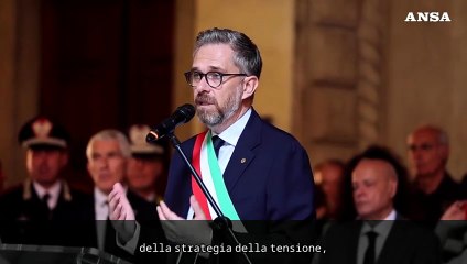 Strage di Bologna, il sindaco Lepore: "Verita' e giustizia scolpite nel cuore"