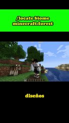 Bioma del  lobo de bosque en minecraft ¿Cómo ubicarlo con comando?