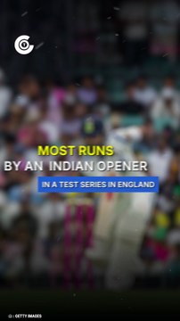 KL Rahul shines in England with the second-highest runs by an Indian opener in a Test series 🔥