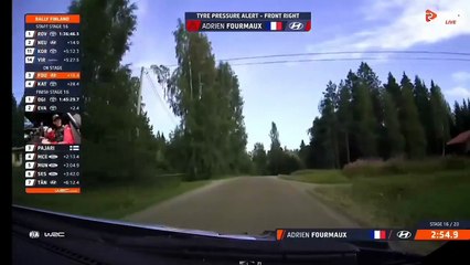 WRC Finland 2025 SS16 Fourmaux Neuville Pucntures