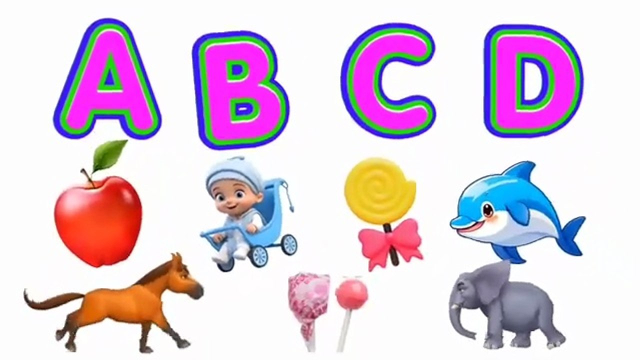 Phonics Song with Two Words - A for Alligator - ABC Alphabet Songs for Children