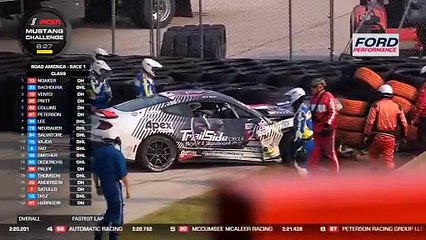 Mustang Challenge 2025 Road America Race 1 Paley Big Crash Brake Failure