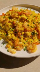 Shrimp or seafood fried rice#fypageシ #foryourpage #cooking #homecooking #goodfood #snacks  #SeafoodFriedRice #foodlovers #recipe #simplerecipe #dinnerideas #shrimp  #eating #foodie #yummyfood #friedrice #deliciousfood