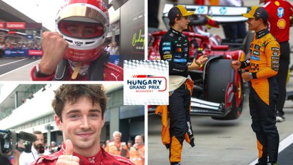 GP de Hungría: Charles Leclerc conquista la Pole y desafía a los McLaren 🏎️