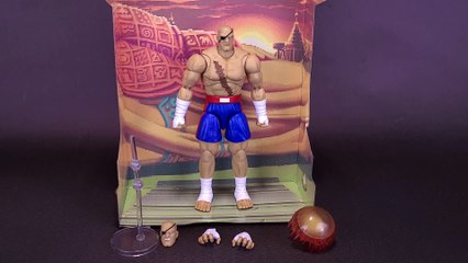 Jada Toys Ultra Street Fighter II: The Final Challengers Sagat 1/12 Scale Action Figure Review