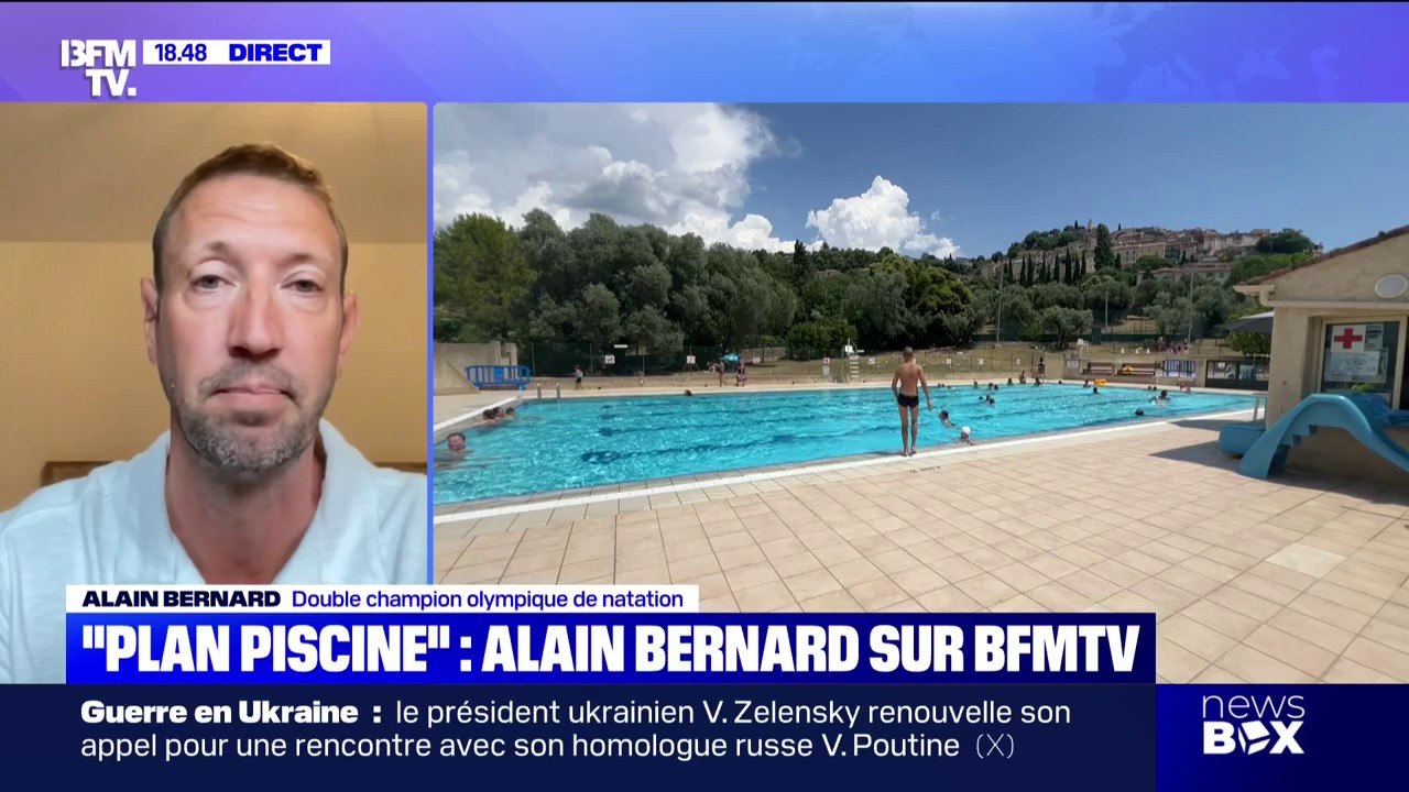 Alain Bernard, double champion olympique de natation, réclame un "plan piscine" pour lutter contre les noyades