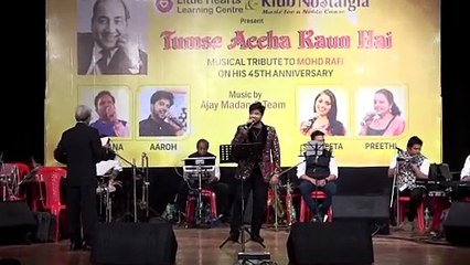 Tumse achchha kaun hai | Aaroh sharma live