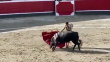Asentada faena de Ureña al buen primero en Azpeitia.