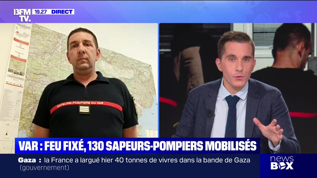 Var : feu fixé, 130 sapeurs-pompiers mobilisés...