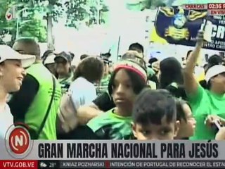 Caracas | Pueblo creyente se moviliza de forma multitudinaria en Gran Marcha Nacional para Jesús