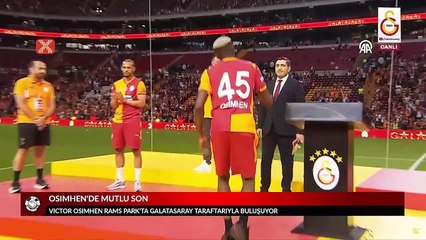 Osimhen ve Sane'ye RAMS Park'ta imza töreni