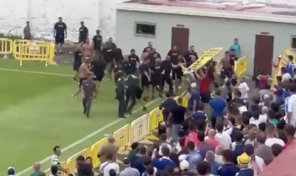 Tensión en la previa del derbi canario entre Tenerife y Las Palmas.