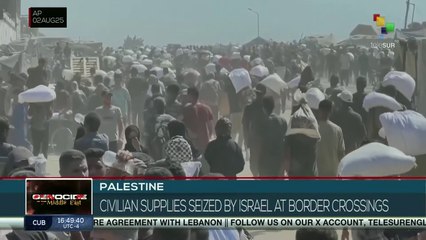 Palestine | Civilian supplies seized by Israel at border crossings