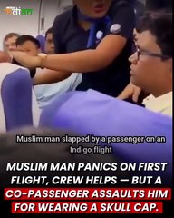 صفع راكب مسلم على متن طائرة هندية