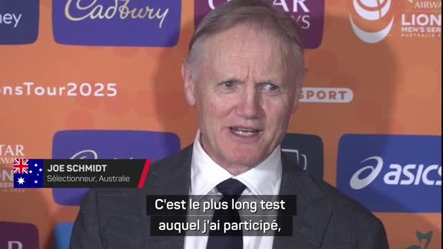 Australie - Schmidt : Je ne pourrais pas être plus fier