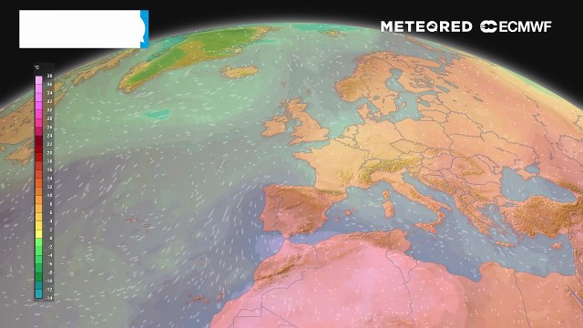 Temperature attese in quota ad inizio settimana