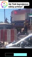Suriye' de Tekbir Çekerek Türk Bayrağını İndiren Haşdi Şabi Üyeleri