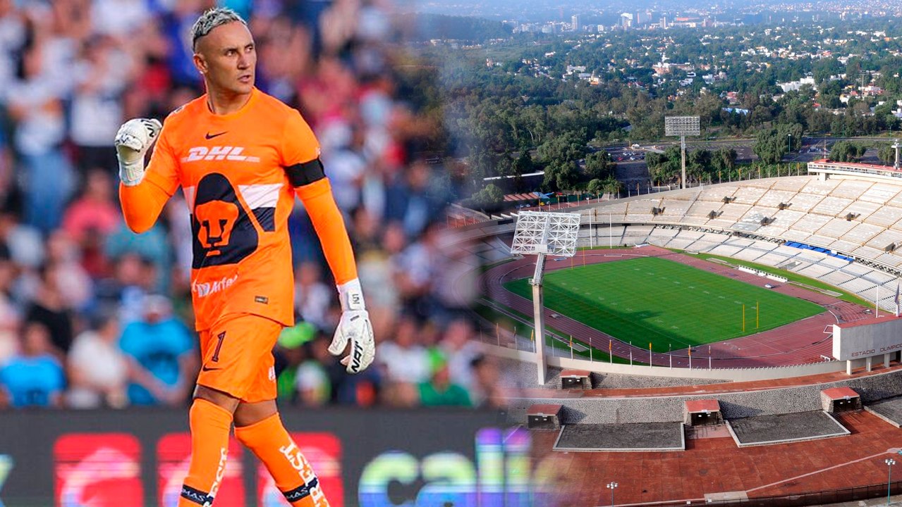 Keylor Navas invita a la afición de Pumas a su debut en el Estadio Olímpico Universitario