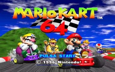 MARIOKART 64 EN ESPAÑOL CON TEXTURAS HD COPA CHAMPIÑON 100CC .