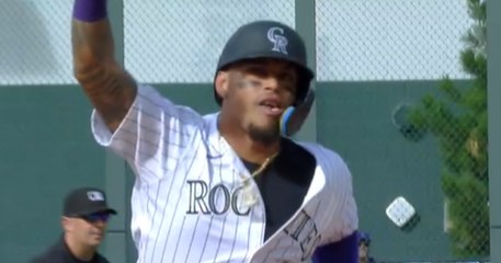 Orlando Arcia se unió a la fiesta de batazos en Colorado