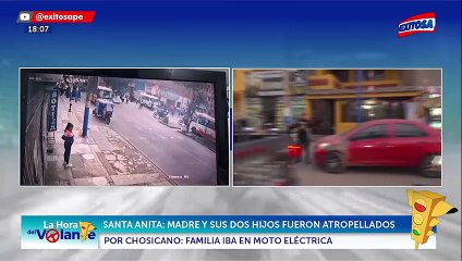 Cúster del 'Chosicano' arrolla a madre y dos niños en Santa Anita