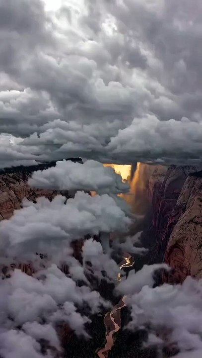 I pray to Allah that our life like these cloud'...
