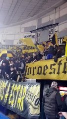Olimpo-Napostá: hincha se cae de la tribuna