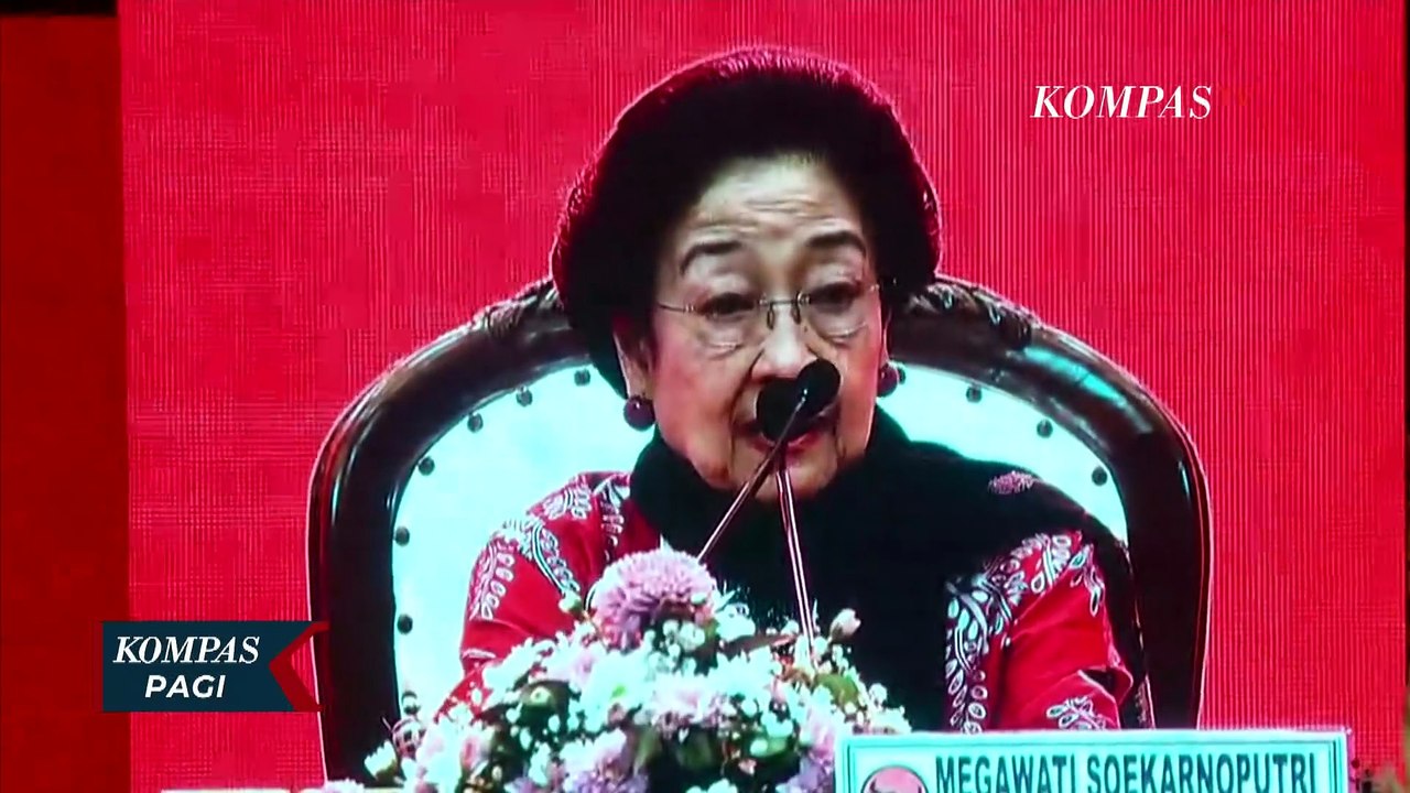 [FULL] Kompilasi Pidato Megawati di Kongres PDIP: Tangis untuk Hasto, Sindir KPK-Dukungan ke Prabowo