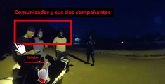 Policía dice periodista Ramírez fue detenido junto a otros dos hombres en zona boscosa y oscura del Centro Olímpico