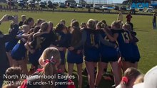 WVFFL under-15 grand final: North Warrnambool Eagles' team song