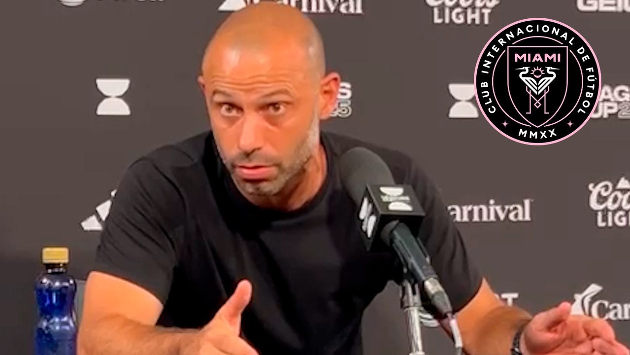 Mascherano explota contra el arbitraje mexicano en el Inter Miami vs Necaxa