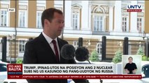 Trump, iniutos na i-posisyon ang 2 US nuclear submarines kasunod ng pangu-udyok ng Russia