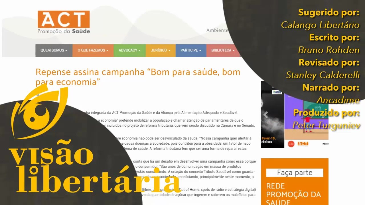 Dois erros não fazem um acerto | Visão Libertária - 27/09/20 | ANCAPSU