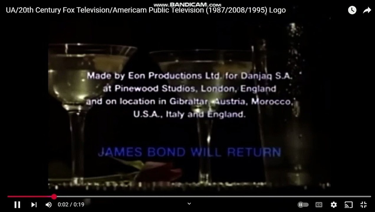 UA/20th Century Fox Television/Americam Public Television (1987/2008/1995 Low Pitched)