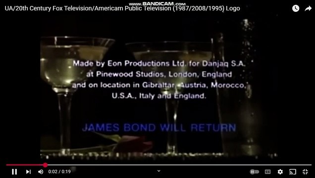 UA/20th Century Fox Television/Americam Public Television (1987/2008/1995 Low Pitched)
