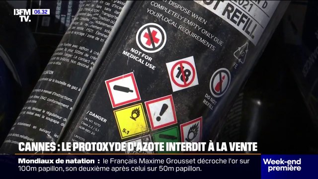 Cannes interdit la vente de protoxyde d’azote aux particuliers