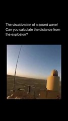 the visualization of sound waves
