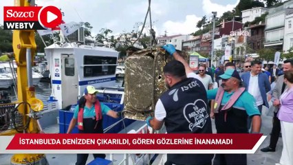 İstanbul'da denizden çıkarıldı, gören gözlerine inanamadı