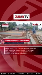 Desa Padajaya Tuan Rumah Turnamen HUT PHBN Jampangkulon, Lapangan Putra Jaya Mulai Disiapkan