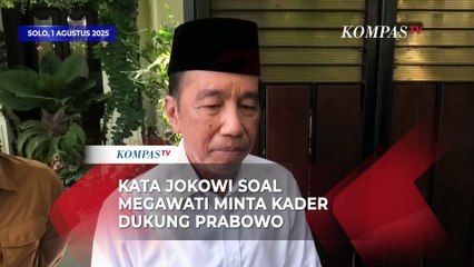 Tanggapan Jokowi usai Megawati Minta Seluruh Kader PDIP Dukung Prabowo