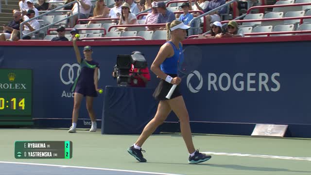 Montréal - Rybakina renverse Yastremska