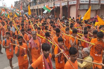 शिवभक्ति में डूबा जयपुर, गलताजी से शिवालयों तक कांवड़ यात्राओं की धूम, देखें वीडियो