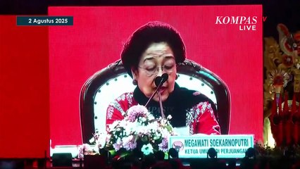 Dramatis! Detik-Detik Hasto Tiba di Kongres PDIP, Pidato Megawati Terhenti