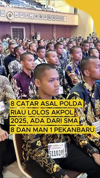 8 Catar Asal Polda Riau Lolos Akpol 2025, Ada dari SMA 8 dan MAN 1 Pekanbaru