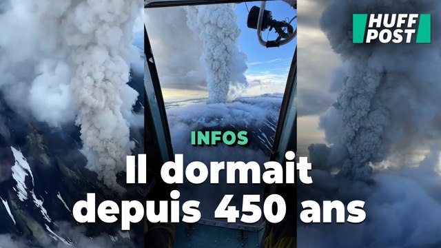 Les images impressionnantes de la première éruption de ce volcan russe en 450 ans
